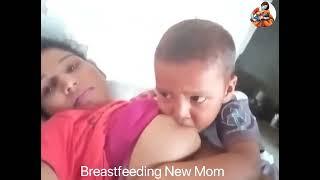 Open breastfeeding indian mom vlog 2024 || desi bhabhi breastfeeding || ‎‎‎@Breastfeeding-9 