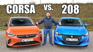 Opel Corsa versus Peugeot 208 - Fraternal Twins (ENG) Comparison, Test Drive, Review