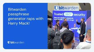 Bitwarden passphrase generator raps with Harry Mack