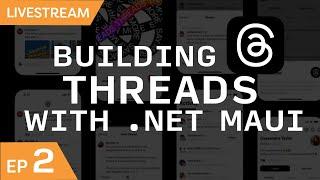  Recreating Threads App with .NET MAUI - Profile Page in C# UI!