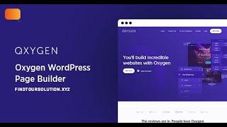 Oxygen v3.9 | Powerful WordPress Visual Website Builder | Free Download