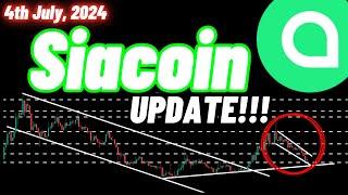 Siacoin (SC Crypto Coin) Update!!! | 4th July, 2024