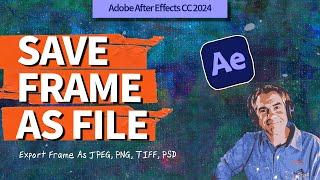 How To Save Frames As JPEGs in After Effects