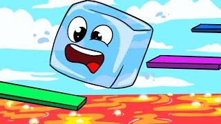 Obby but you're an Ice Cube in Roblox ( Alan Plays )
