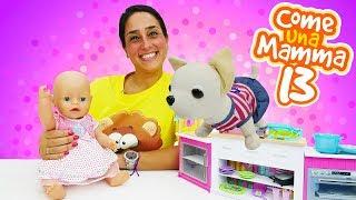 Giochi e video per bambini. Bambola Baby Born. Come una mamma