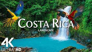 FLYING OVER COSTA RICA (4K UHD) - Scenic Relaxation Film With Calming Music - Video Ultra HD