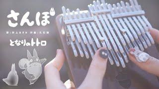 【となりのトトロ】My Neighbor Totoro さんぽ 34key半音付きカリンバで弾いてみた【kalimba】