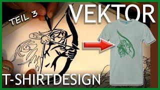 T-Shirtdesign kostenlos vektorisieren Teil 3 ohne Photoshop und Illustrator - Inkscape. Spreadshirt