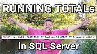 How to Generate a RUNNING TOTAL in SQL Server