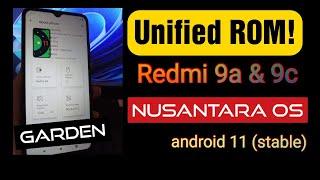 Redmi 9A And 9C  Unified ROM | Nusantara OS (Android 11,12,12L)