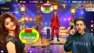 Pro Cute Girl Call Me Noobआजा 1 vs 3 में !!  घमंडी लड़की Crying Moment - Garena Free Fire