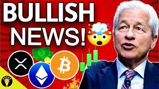 BULLISH CRYPTO NEWS! TRUMP SAYS JAMIE DIMON LOVES BITCOIN AND CRYPTO! GRAYSCALE CRYPTO AI FUND!