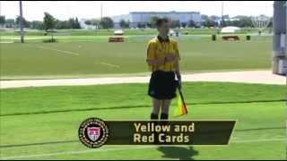 US Soccer Assistant Referee Signals