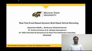 ISORC2020 | WIP 36 - Real-Time Event-Based Dynamic Multi-Depot Vehicle Rerouting