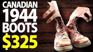 $325 | WW2 Canadian Army Officers Boots 1944 British Issue | Vintage | Military Antiques Toronto