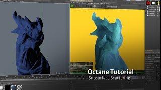 Quickly Set up SSS (Subsurface Scattering) in Octane for Cinema 4D