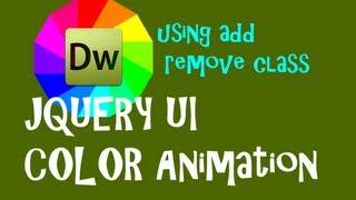 JQuery UI- Add and remove class to create a looping color animation, Part 1 of 2