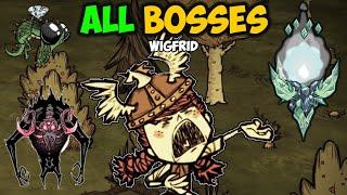 Defeating ALL Bosses with Wigfrid on Don't Starve Together