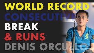 WORLD RECORD |   BREAK&RUNS of 9 Ball | Shane Van Boening vs Denis Orcullo | 2021