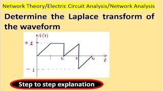 Laplace transform of given waveform