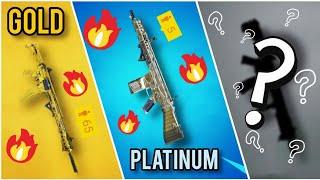 How to UNLOCK GOLD, PLATINUM AND DAMASCUS CAMO in COD mobile | In Hindi