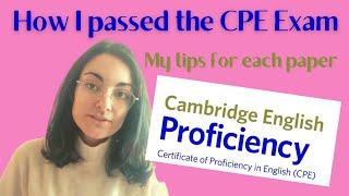 CPE Exam: My tips on how to pass it!