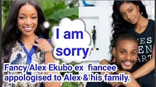 "I regretted my actions"_ Fancy Acholonu Alex Ekubo ex fiancee appologised over messy break up.