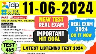 IELTS Listening Practice Test 2024 with Answers | 11.06.2024 | Test No - 465