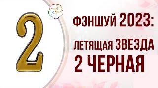 ФЭНШУЙ 2023:  Летящая звезда ДВА ЧЕРНАЯ в 2023 году