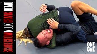 Laura Sanko MMA Demo | Scarecrow Neck Crank