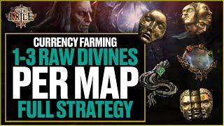 Path of Exile | BIG CURRENCY Farming Strat | 1-3 Raw Divines Per Map!