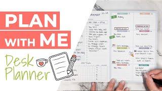 Plan with Me for the Week with Clever Fox Weekly Desk Planner