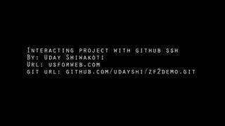 Github SSh Public Key Config (Git Basics)