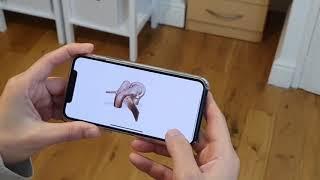 Web based AR app example