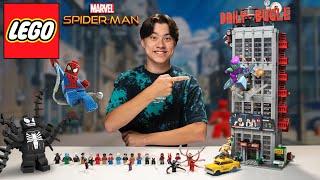 LEGO DAILY BUGLE!!! Best LEGO Marvel Spider-Man Set Ever Created! Set 76178 Speed Build & Review!