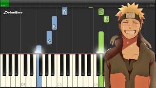 Naruto Shippuden Childhood Memories Piano Tutorial