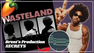 Brent Faiyaz's Production Secrets on WASTELAND | FL Studio Tutorial 20 Type Beat | How to Reaction