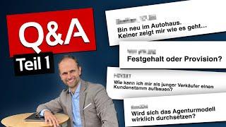 Q&A Teil 1: Ihr habt gefragt - ich antworte!