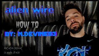  Best ALIEN wire tutorial of year 2023!  N.Devine83 coil build #wireart #alien #youzguyz