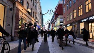 Stockholm, Sweden | Christmas Lights: A Sunset Walk Through the City in December