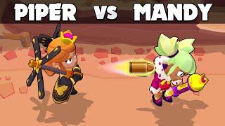 PIPER vs MANDY | 1vs1 | Brawl Stars