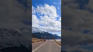  #italy #europe #frozenlake  #travel #4k #reschensee #driving #roadtrip #snow #alps