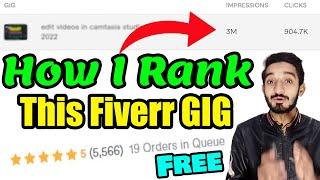 How to Rank Fiverr Gig on First Page in 1 day 2022 | Rank fiverr gig on 1st page | Get 1st order