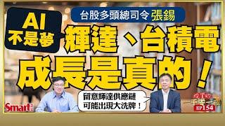 AI不是夢！輝達、台積電的成長是真的！國泰投信董事長張錫分析AI大勢現在才正要開始，他建議怎麼卡位行情比較好？｜峰哥 ft.張錫｜Smart智富．投資的一千零一夜154