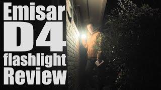 Emisar D4 Flashlight Review. A $40 3300 lumen EDC- one of the smallest brightest torches ever.