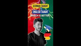 German-Taught vs English-Taught Masters