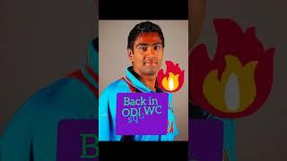 Ravichandran Ashwin Anna The Giga Chad India announced cricket world cup squad 2023 just now