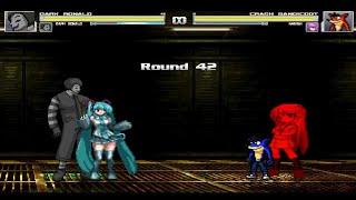 MUGEN K-Dark Ronald and Dark Donald in Survival Mode #1