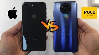 POCO X3 vs iPhone 8 Plus | SpeedTest, Camera Comparison