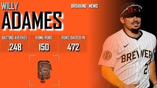 𝐁𝐑𝐄𝐀𝐊𝐈𝐍𝐆 𝐍𝐄𝐖𝐒: San Francisco Giants Sign Willy Adames | 2024 MLB Offseason